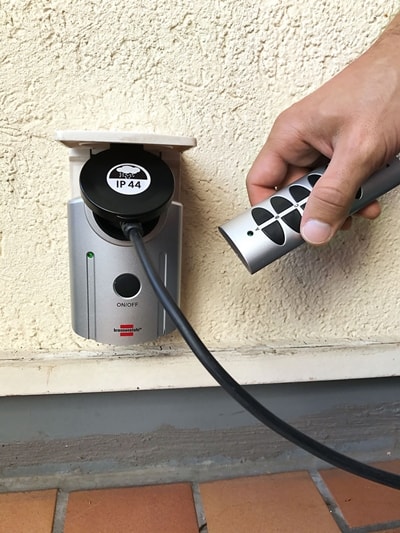 remote socket for the use outside